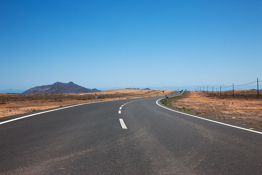 Spain - Fuerteventura - Curvy roads